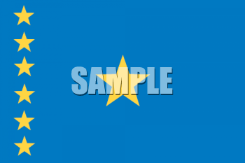 Congo Flag Clipart