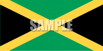 Jamaica Flag Clipart