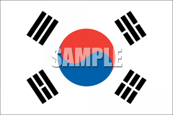 Korea Flag Clipart