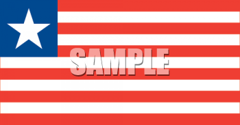 Liberia Flag Clipart