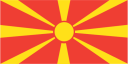 Mecedonia Flag Clipart