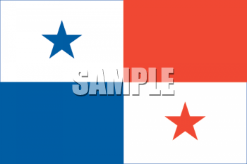 Panama Flag Clipart