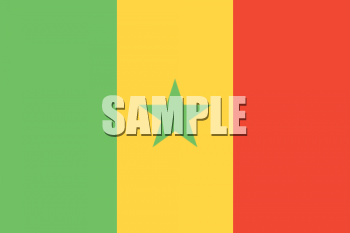Senegal Flag Clipart