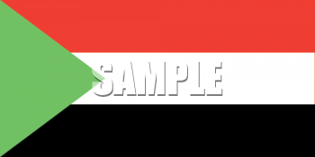 Sudan Flag Clipart