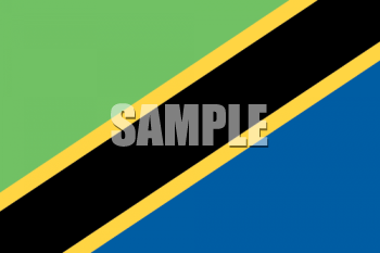 Tanzania Flag Clipart