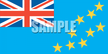 Tuvalo Flag Clipart