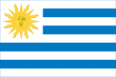 Uruguay Flag Clipart