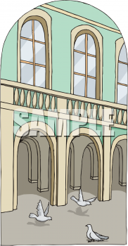 Courtyard Clipart