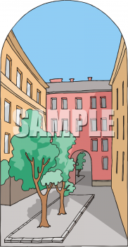 Courtyard Clipart