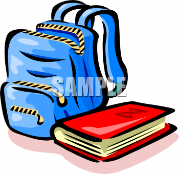 School Backpack Clipart
