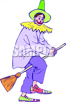 Witches Broomstick Clipart