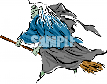 Witches Broomstick Clipart