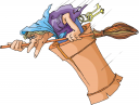 Witches Broomstick Clipart