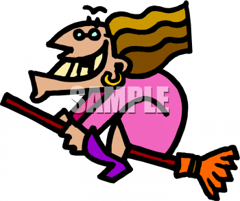 Witches Broomstick Clipart