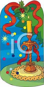 Christmas Candles Clipart