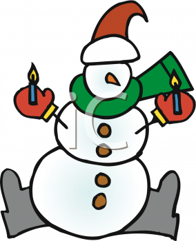 Christmas Candles Clipart