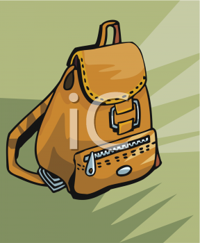 School Backpack Clipart