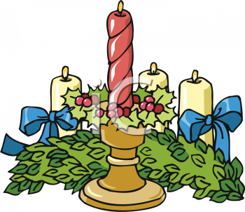 Christmas Candles Clipart