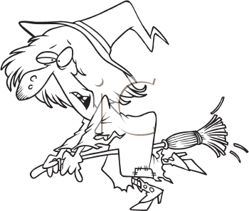 Witches Broomstick Clipart