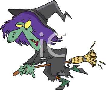 Witches Broomstick Clipart