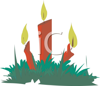Christmas Candles Clipart