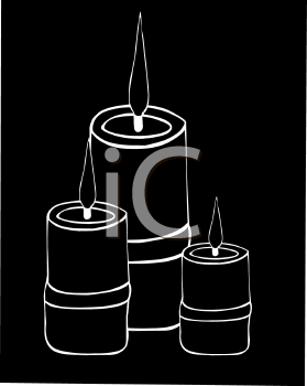 Christmas Candles Clipart