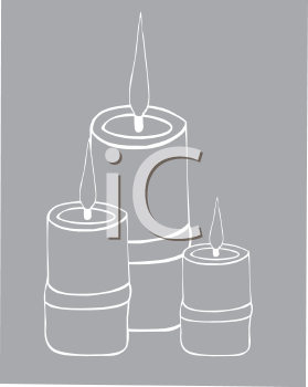 Christmas Candles Clipart