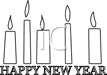 Christmas Candles Clipart