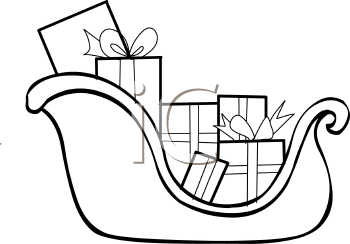 Santas Sleigh Clipart