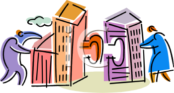 Commercial Building Clipart