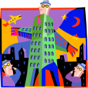 Commercial Building Clipart