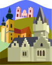 European Architecture Clipart