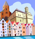 European Architecture Clipart