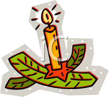 Christmas Candles Clipart