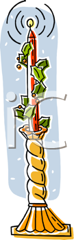 Christmas Candles Clipart