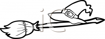 Witches Broomstick Clipart