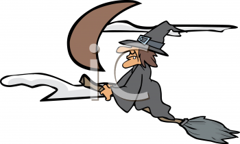 Witches Broomstick Clipart