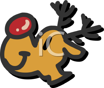 Rudolph the Red Nosed Reindeer Clipart