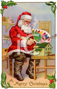 Victorian Christmas Clipart