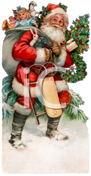 Victorian Christmas Clipart