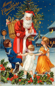 Victorian Christmas Clipart