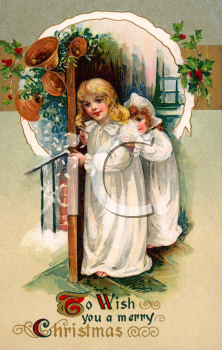 Victorian Christmas Clipart