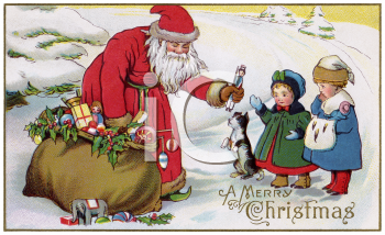 Victorian Christmas Clipart