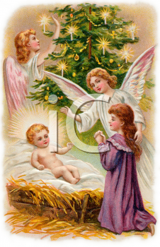 Victorian Christmas Clipart