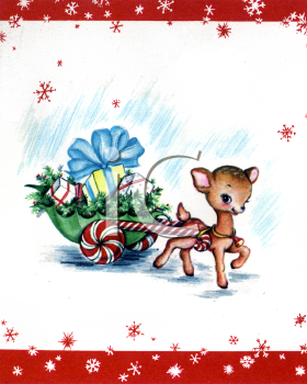 Santas Sleigh Clipart