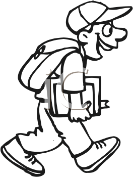 School Backpack Clipart