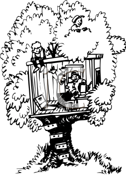 Treehouse Clipart