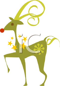 Rudolph the Red Nosed Reindeer Clipart