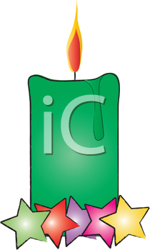 Christmas Candles Clipart