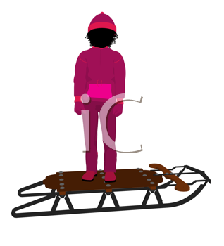 Santas Sled Clipart